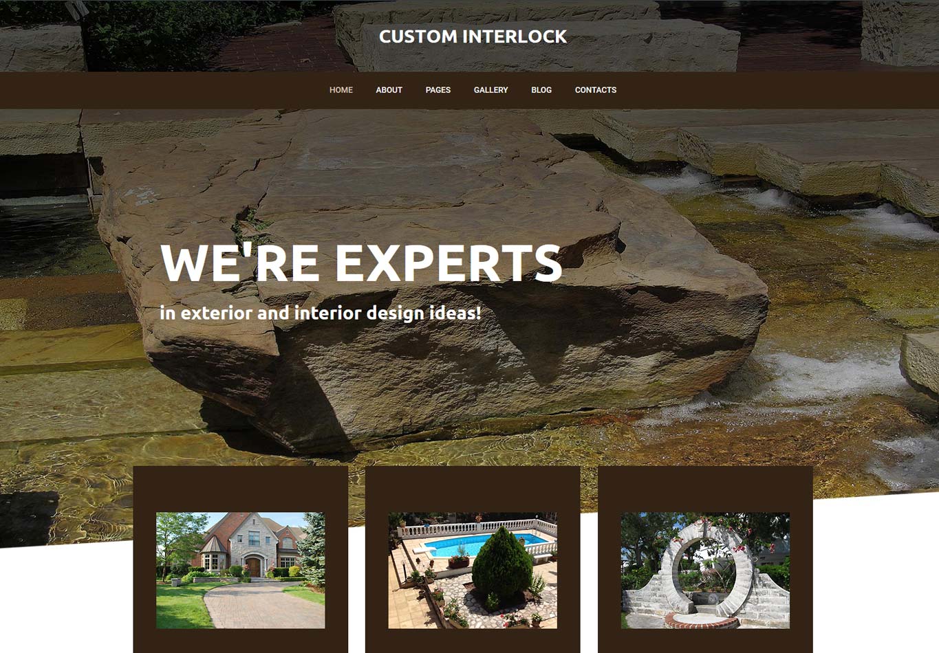 Custom Interlock Website