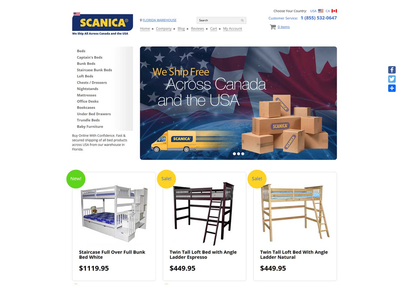 Scanica - Wood bedroom furniture